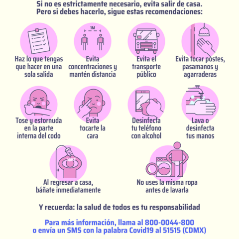 ¿Qué hacer si debes salir de casa?