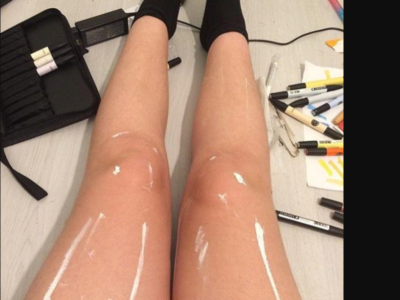 ilusiones ópticas viral internet piernas 21 de abril 2020