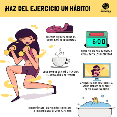 Haz ejercicio un habito