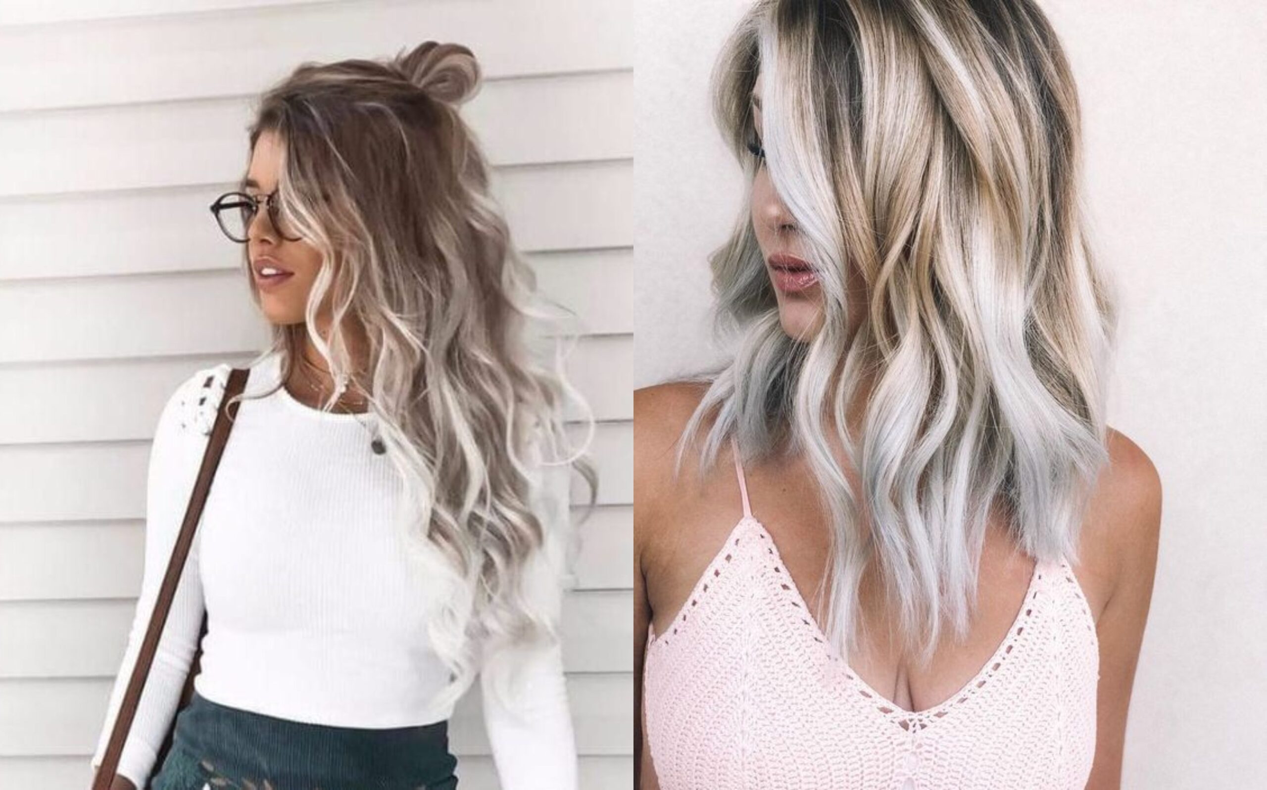 Toasted coconut Cabello platinado en morenas 2020