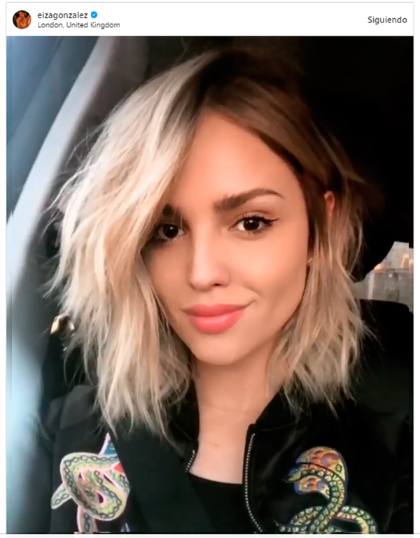 Toasted coconut platinado eiza gonzalez