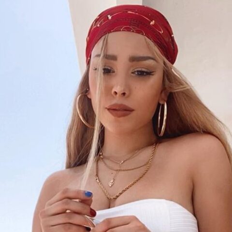 Que significa el tatuaje de Danna Paola en su zona intima que mostro en foto en bikini