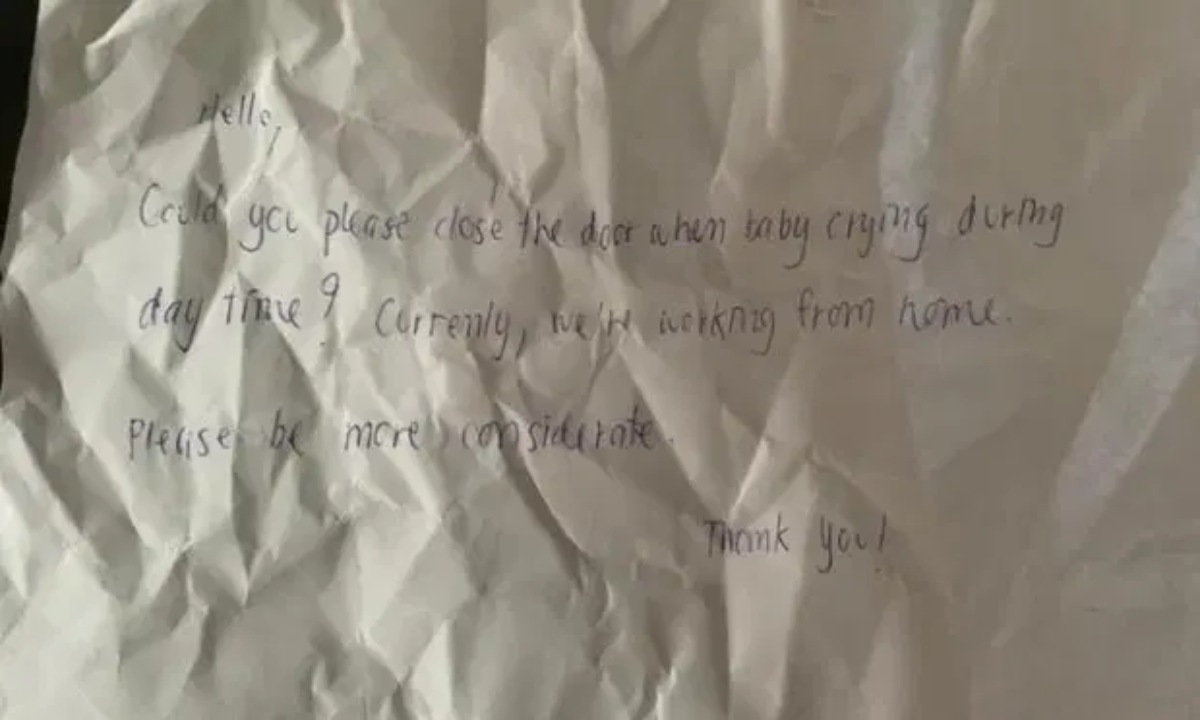 mama responde a nota con queja de vecinos por el llanto de su bebe de cinco meses y se volvio viral
