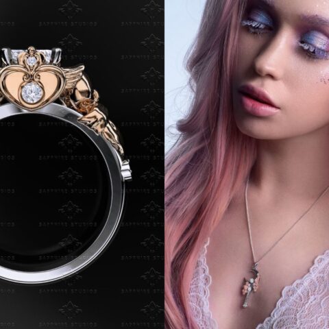 Los hermosos anillos de compromiso de sailor moon para una boda perfecta