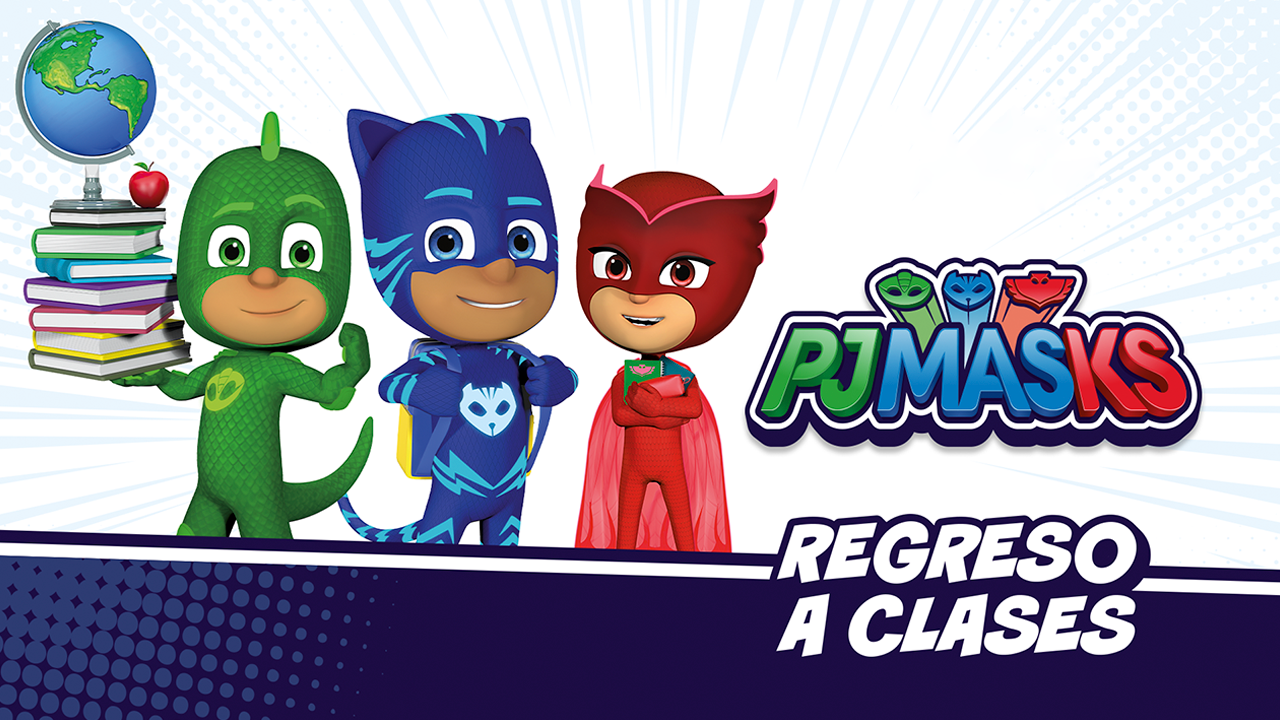 Disfruta de este regreso a clases con los héroes de PJ Masks