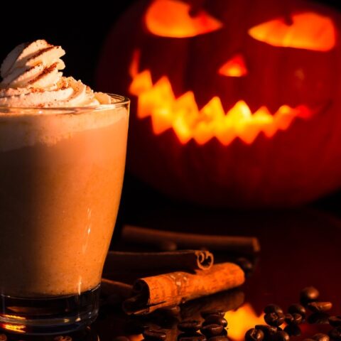 pumpkin spice coffee Halloween