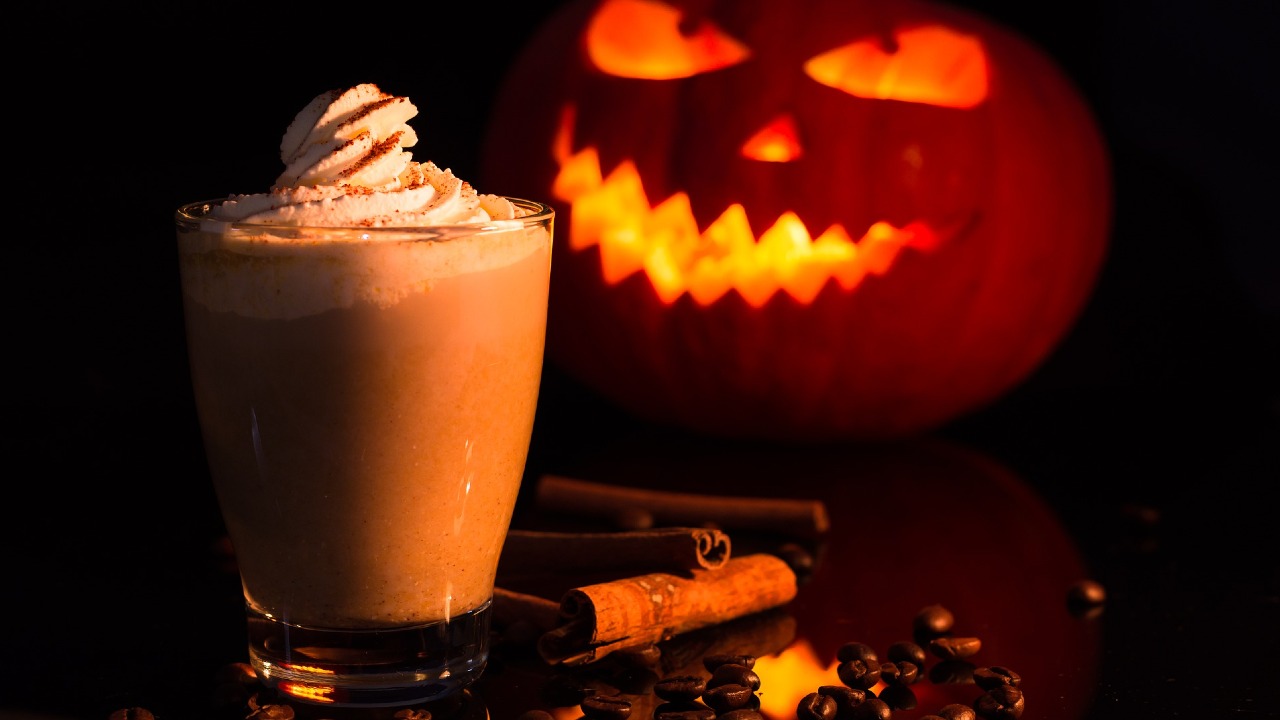 pumpkin spice coffee Halloween