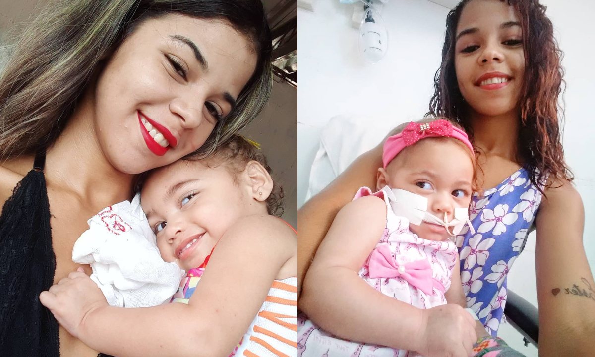 Bruna felix la joven que adopto a una bebe maltratada y con paralisis cerebral