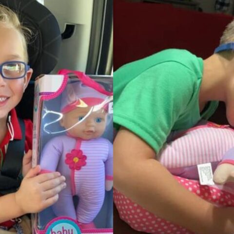 niño pide muñeca porque quiere ser el mejor papa
