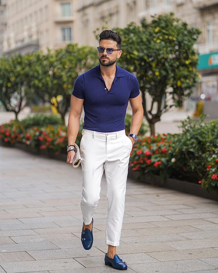 como usar playera polo en hombres