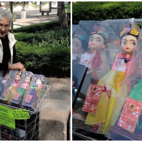abuelita mexicana vende friditas en cdmx