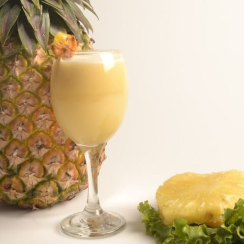 receta de agua de avena sabor piña colada sin azucar