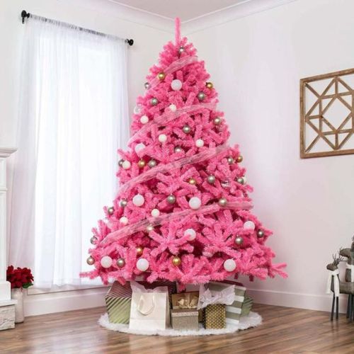 arbolito de navidad fucsia