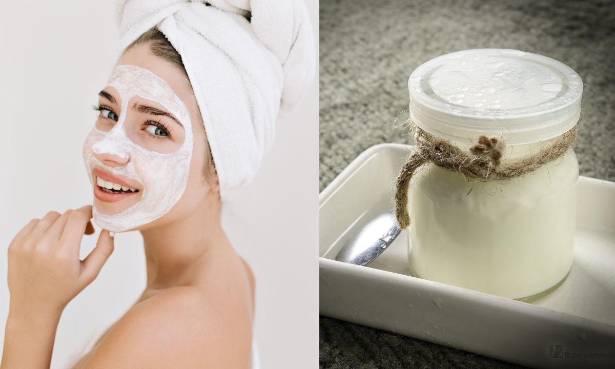 mascarilla casera de yogur para aclarar hidratar la piel