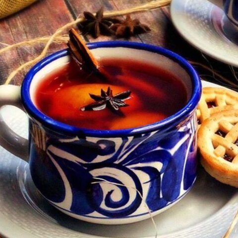 como preparar ponche de vino tinto caliente receta