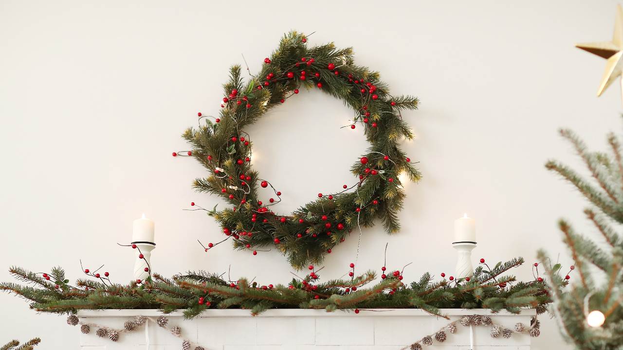 corona de navidad cristiana