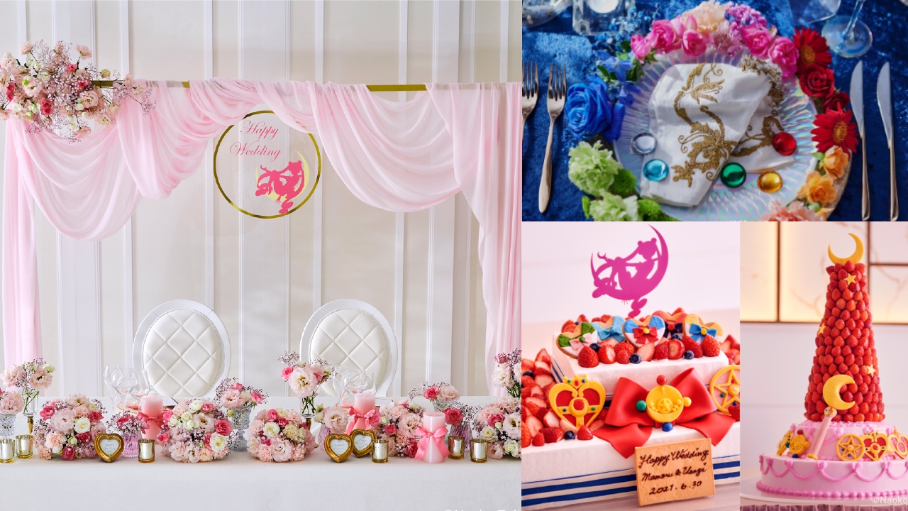 Recepción boda Sailor Moon