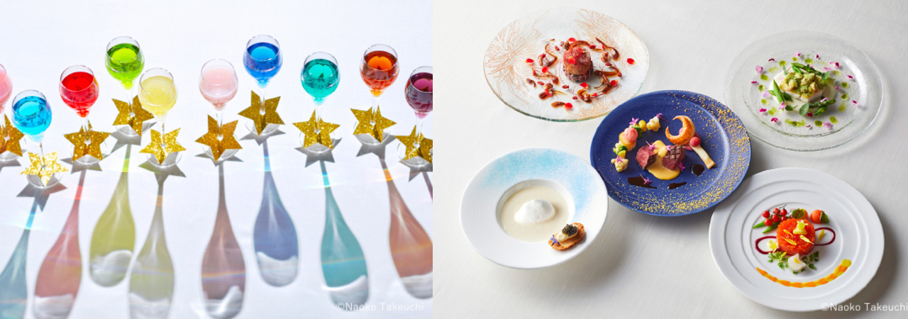 Bebidad y comida boda Sailor Moon