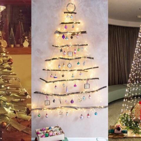 Árboles de Navidad alternativos para tu casa