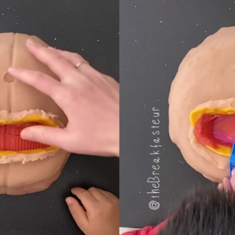 cesarea de plastilina mama medico