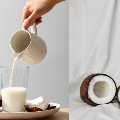 cómo hacer leche de coco casera