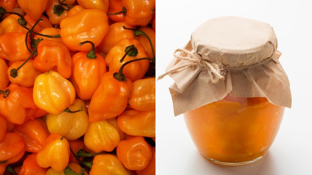 Mermelada y chiles habaneros