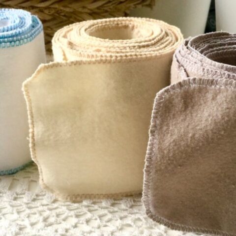 Rollos de papel higiénico reutilizable