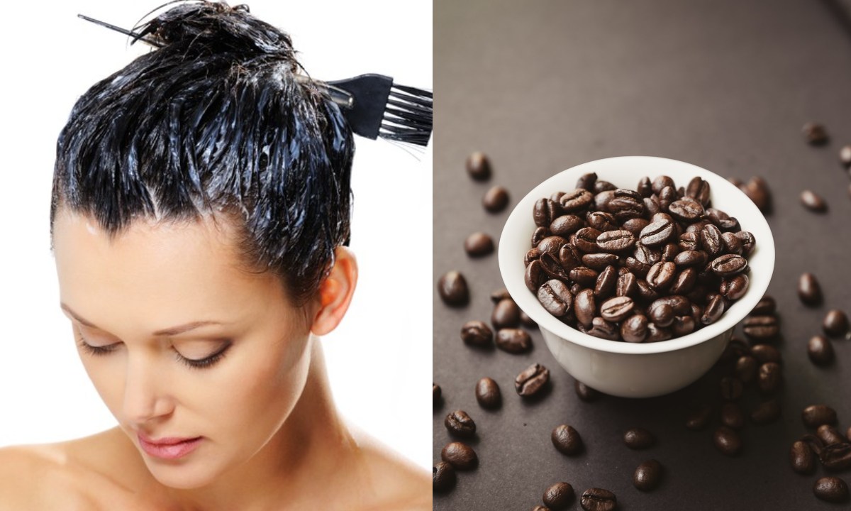 tinte de café para el cabello cubrir canas