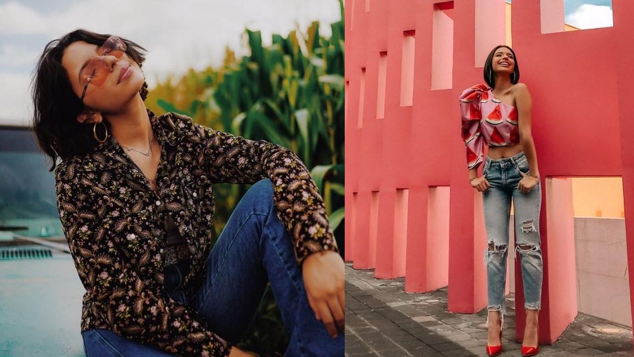 angela aguilar outfits mas trendy elegantes estampado