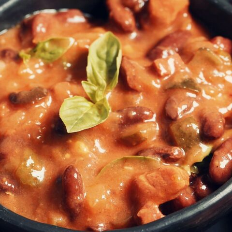 frijoles hoja de aguacate