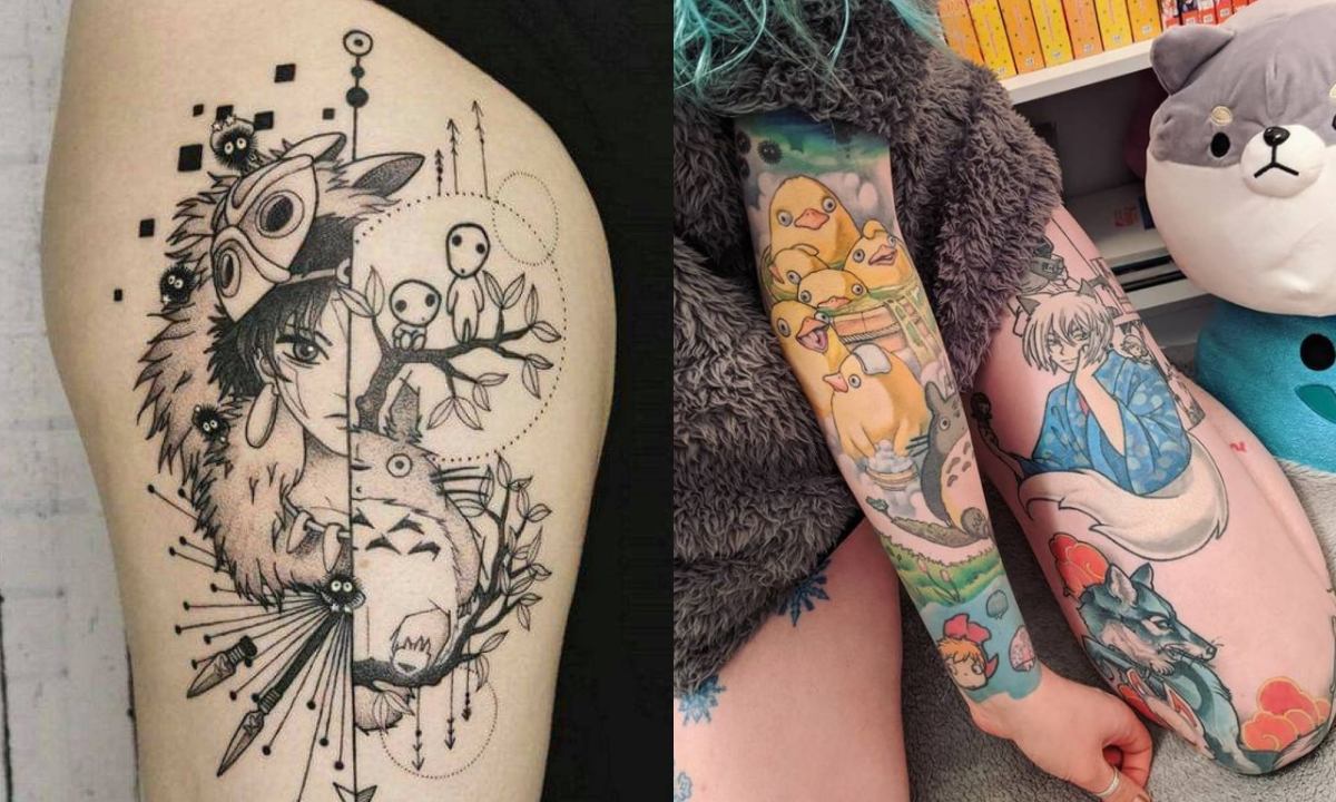 recomendaciones de tatuajes studio ghibli totoro chihiro ponyo