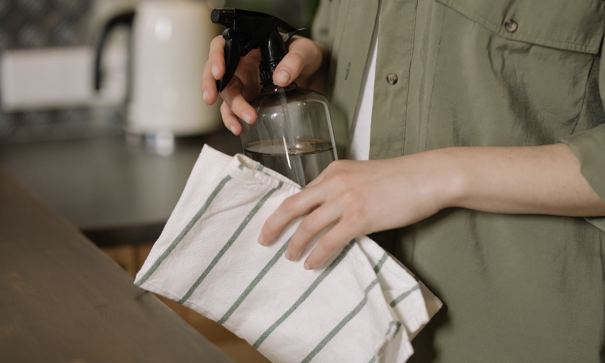 limpiador de cocina con romero y vinagre