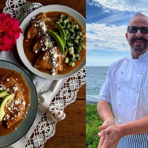 receta de enfrijoladas de cangrejo del chef benito molina