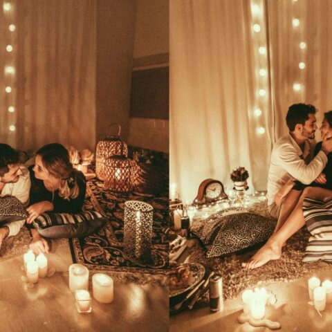 prepara una decoración de cena romántica en casa con estas hermosas ideas
