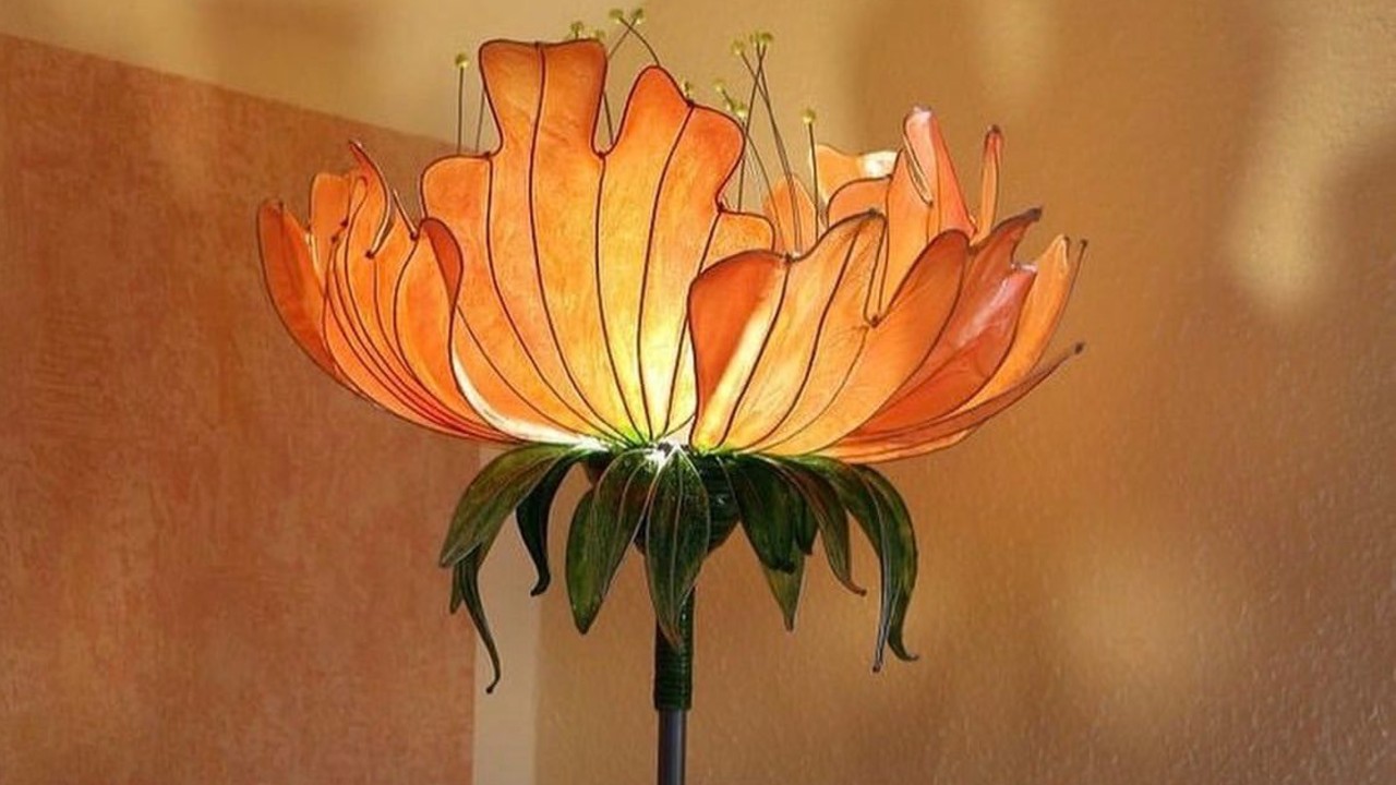 si quieres tener un hogar de cuento de hadas, te recomendamos estas lámparas de flores