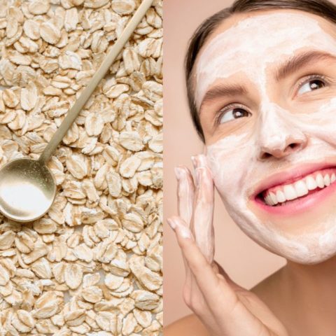 mascarilla para cerrar poros de avena y aceite de oliva