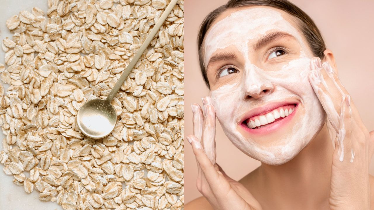 mascarilla para cerrar poros de avena y aceite de oliva