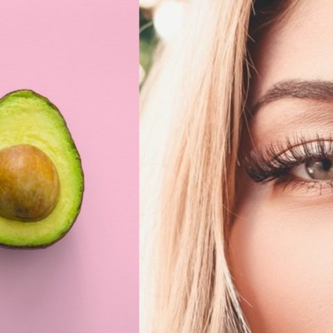 consigue pestañas largas y hermosas con aguacate tip