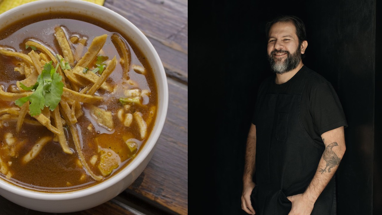 receta de sopa de tortilla del chef enrique olvera