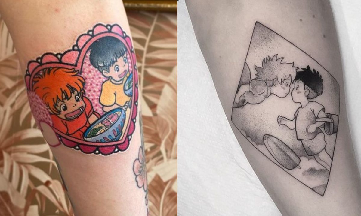 recomendaciones de tatuajes studio ghibli totoro chihiro ponyo