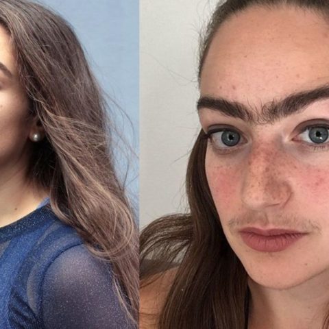en el mundo de la belleza está de moda no depilarse el bigote ni las cejas