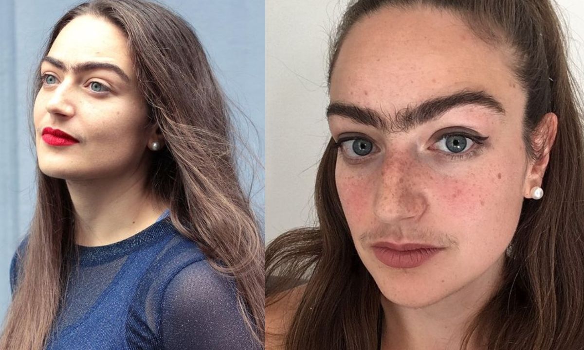 en el mundo de la belleza está de moda no depilarse el bigote ni las cejas
