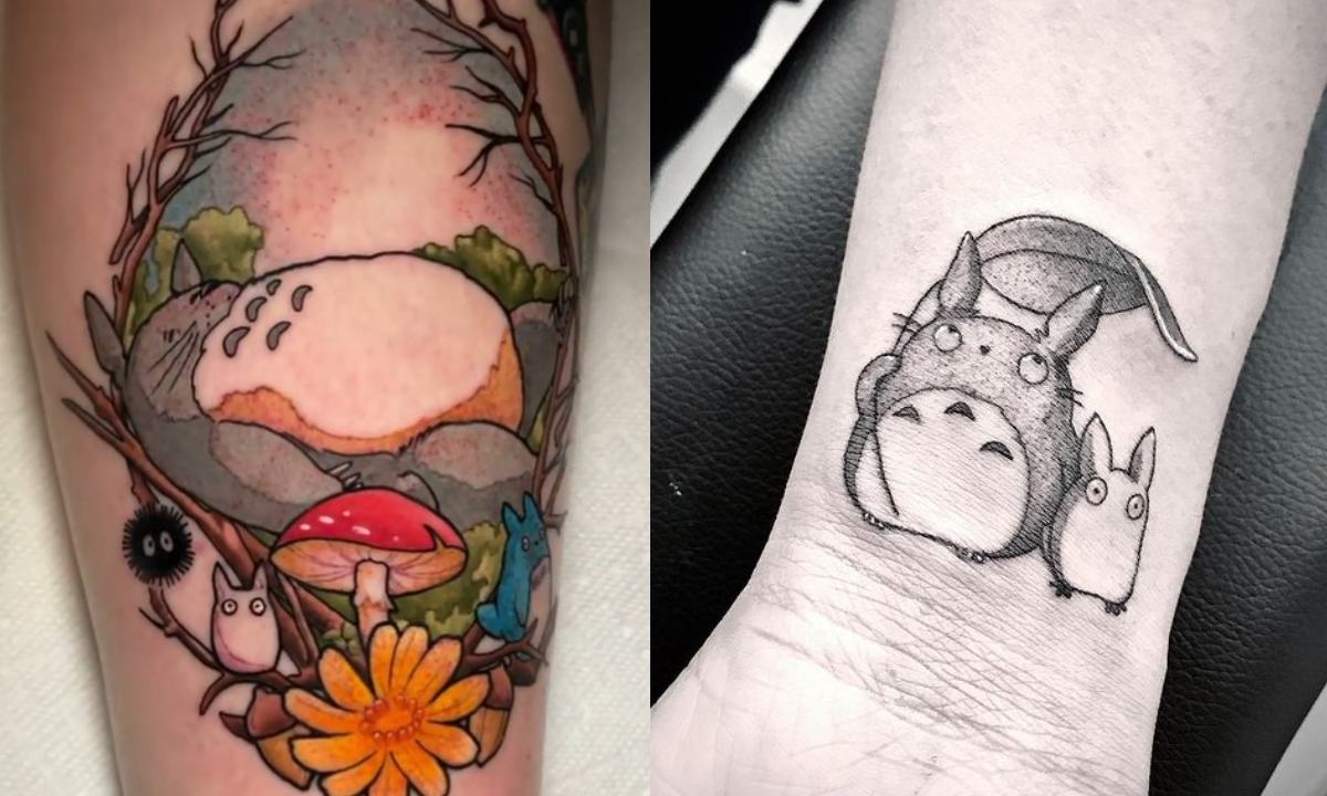 recomendaciones de tatuajes studio ghibli totoro chihiro ponyo