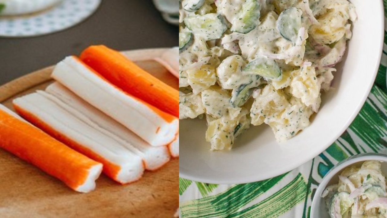 ensalada de codito con surimi receta