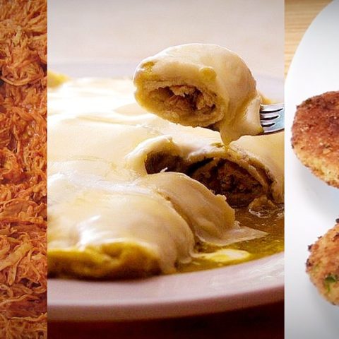 recetas con pollo desmenuzado cocina comida familia