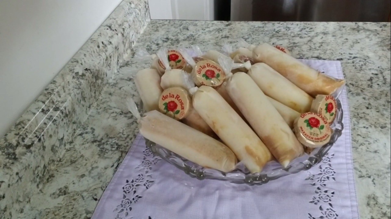 congeladas de mazapán como hacer receta