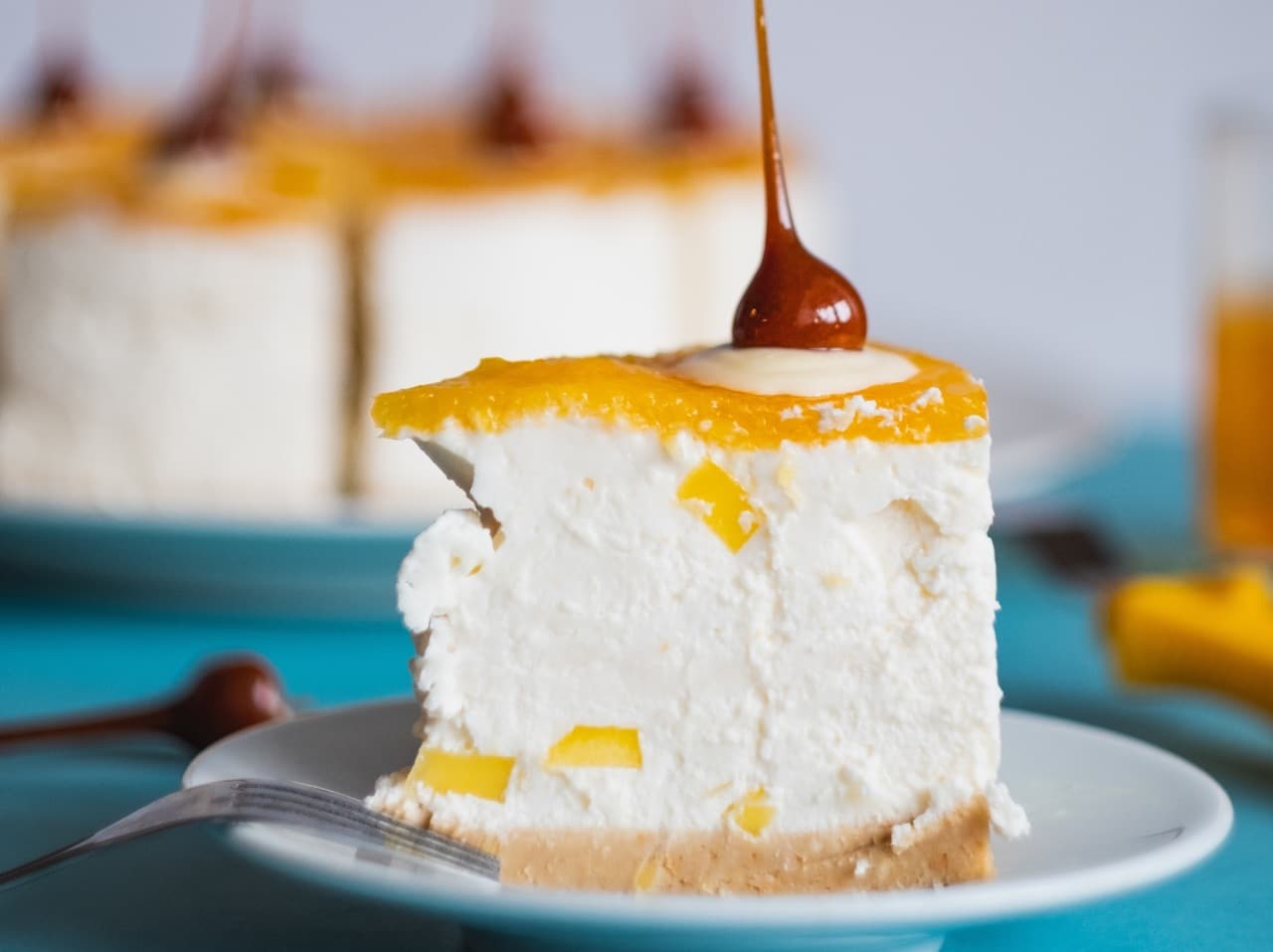 pay de mango con queso crema receta