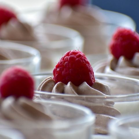 como hacer mousse de frambuesa receta