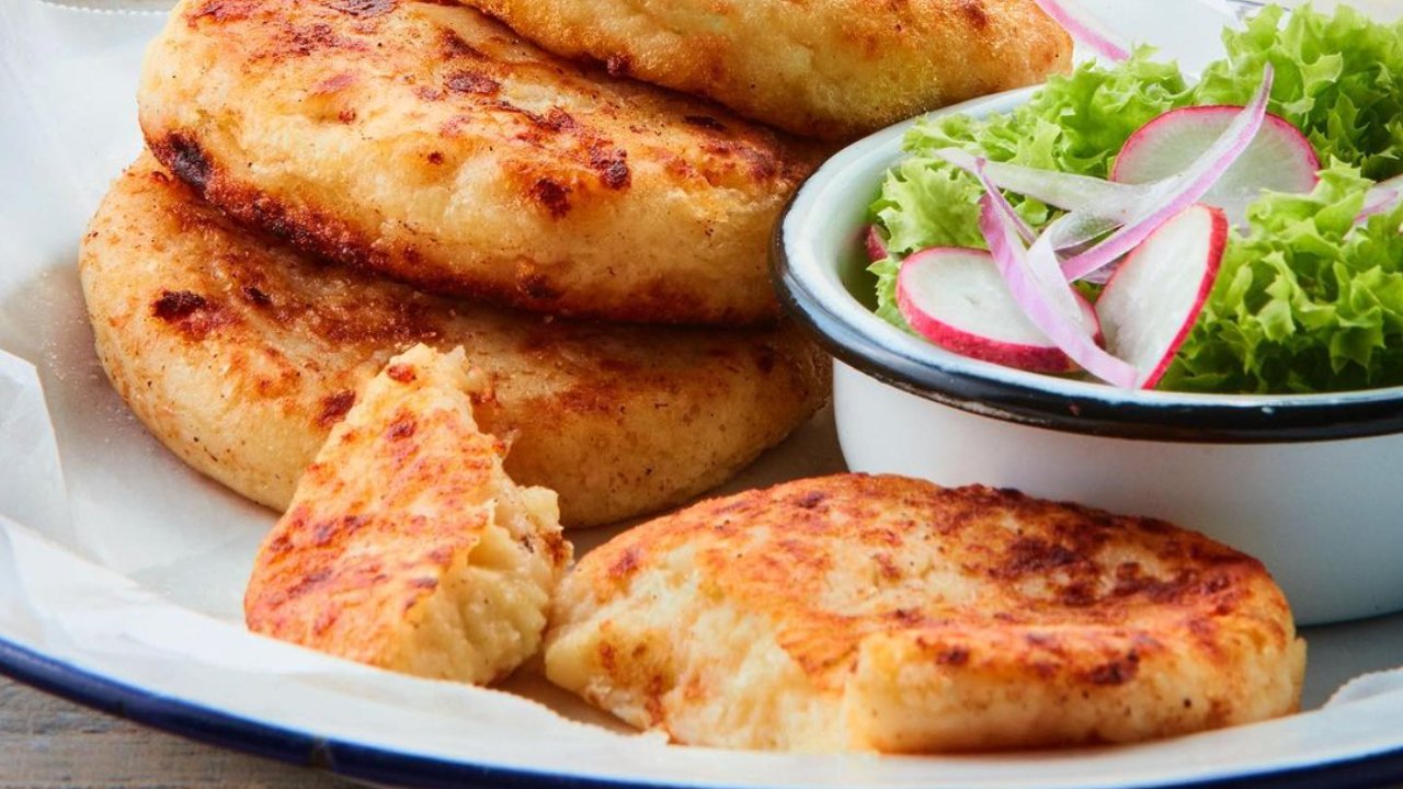 receta de tortas de papa con queso o atun