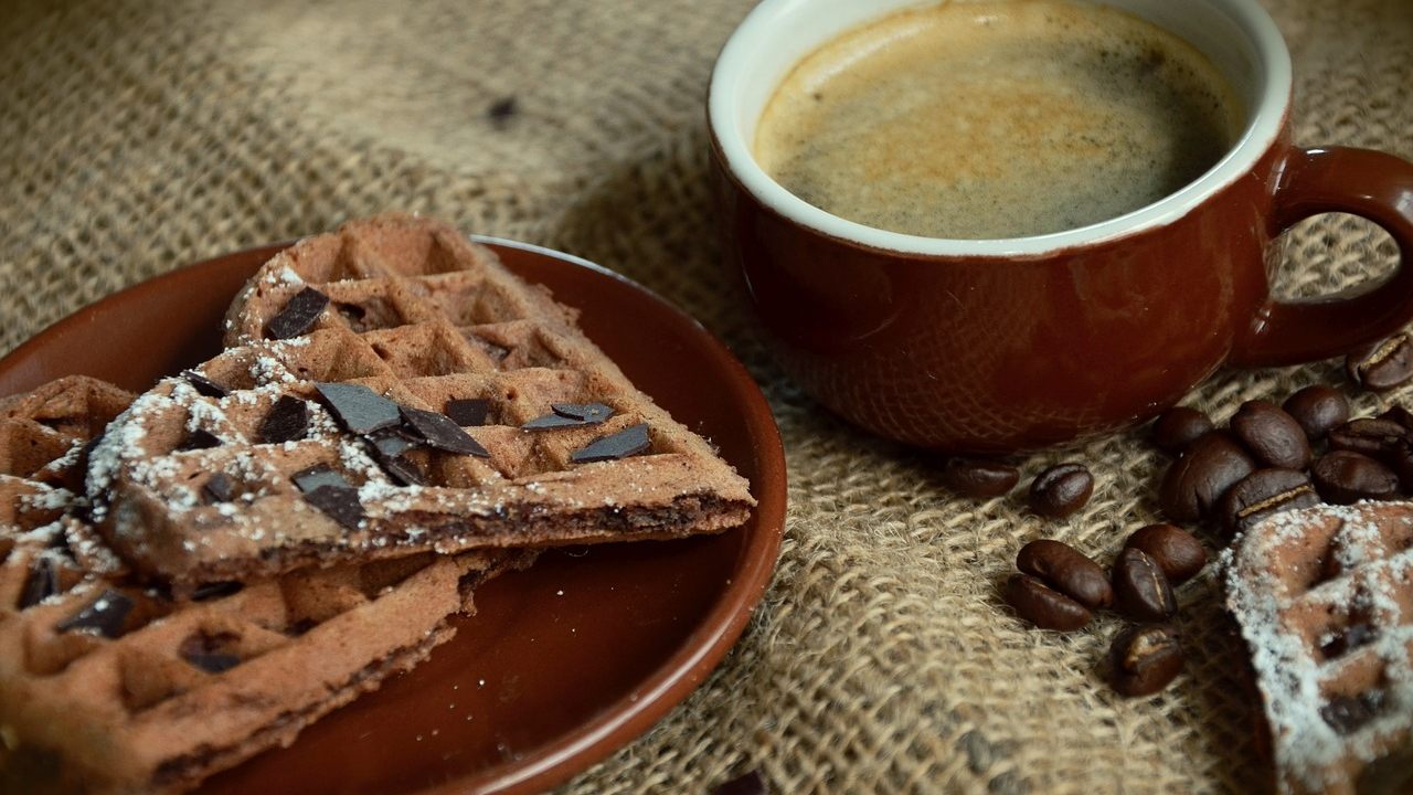 receta de wafles de chocolate bajos en calorias